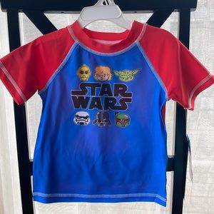 Star Wars Rash Guard SPF 50+ Boys Toddler 💥 3/$10 Kids Bundles!